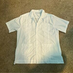 Men’s White Cubavera Shirt